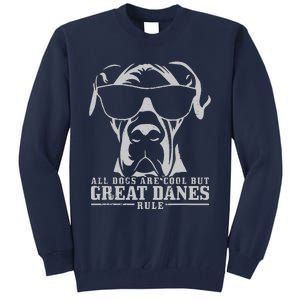 All Dogs Are Cool Great Danes Tall Sweatshirt