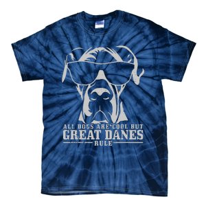 All Dogs Are Cool Great Danes Tie-Dye T-Shirt