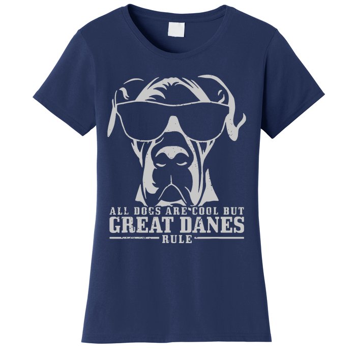 All Dogs Are Cool Great Danes Women's T-Shirt