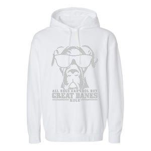 All Dogs Are Cool Great Danes Garment-Dyed Fleece Hoodie