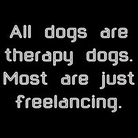 All Dogs Are Therapy Dogs Kids T-Shirt