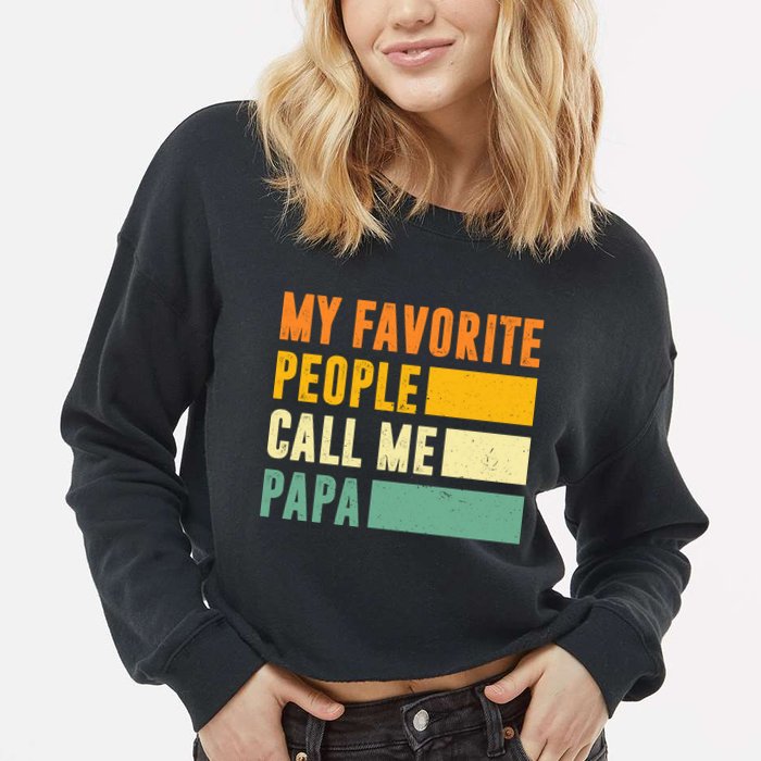 Athers Day Cropped Pullover Crew