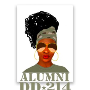 Alumni Dd214 African American Woman Veterans Day Poster