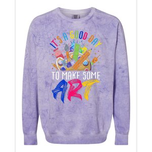 Art Design Art Teacher Drawing Teacher Colorblast Crewneck Sweatshirt