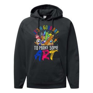 Art Design Art Teacher Drawing Teacher Performance Fleece Hoodie