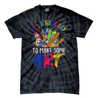 Art Design Art Teacher Drawing Teacher Tie-Dye T-Shirt