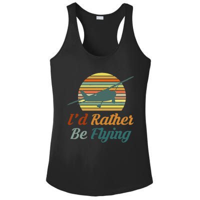 Airplane Decoration Aviation Decor Aviation Quotes Bag Ladies PosiCharge Competitor Racerback Tank