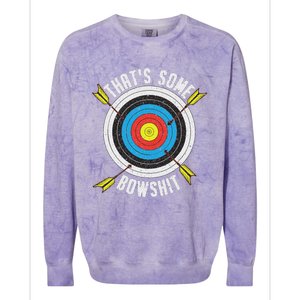 Archery Design Archery Bow Archer Colorblast Crewneck Sweatshirt