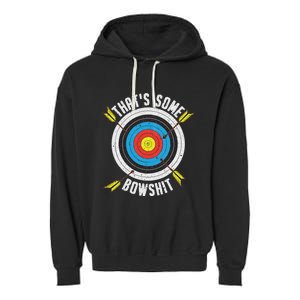 Archery Design Archery Bow Archer Garment-Dyed Fleece Hoodie