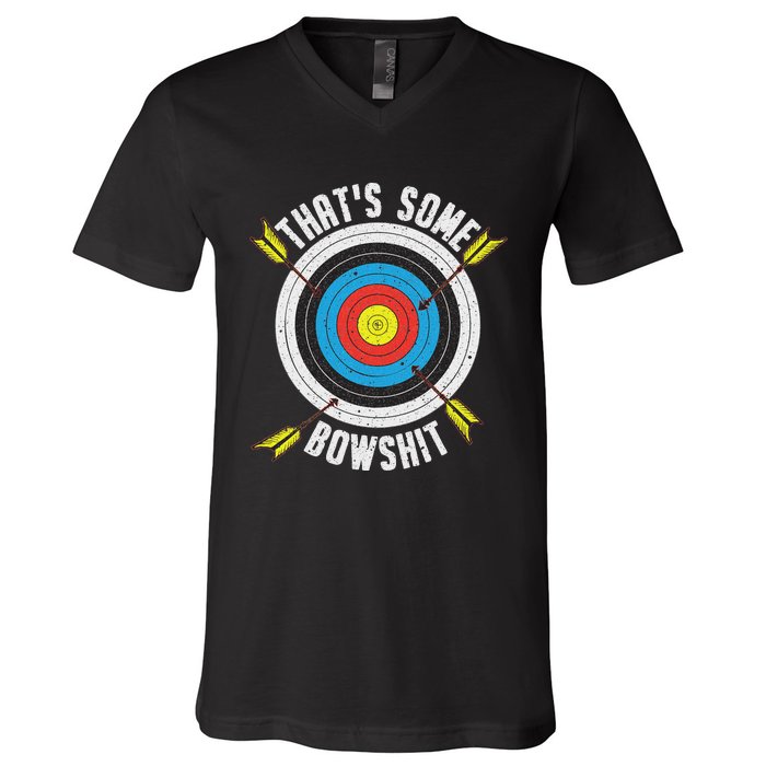 Archery Design Archery Bow Archer V-Neck T-Shirt