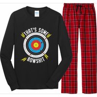 Archery Design Archery Bow Archer Long Sleeve Pajama Set