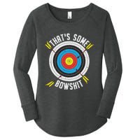 Archery Design Archery Bow Archer Women's Perfect Tri Tunic Long Sleeve Shirt