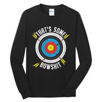 Archery Design Archery Bow Archer Tall Long Sleeve T-Shirt