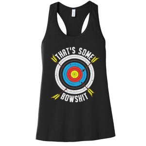 Archery Design Archery Bow Archer Women's Racerback Tank