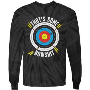 Archery Design Archery Bow Archer Tie-Dye Long Sleeve Shirt