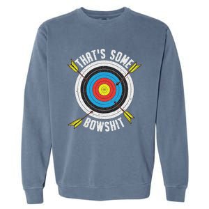 Archery Design Archery Bow Archer Garment-Dyed Sweatshirt