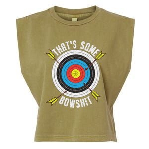 Archery Design Archery Bow Archer Garment-Dyed Women's Muscle Tee