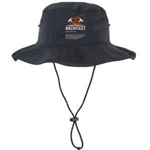 Architect Definition Architect Funny Architecture Legacy Cool Fit Booney Bucket Hat