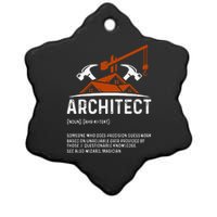 Architect Definition Architect Funny Architecture Ceramic Star Ornament