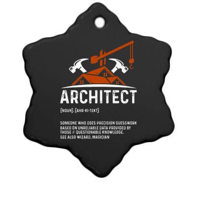 Architect Definition Architect Funny Architecture Ceramic Star Ornament