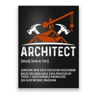 Architect Definition Architect Funny Architecture Poster