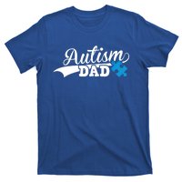 Autism Dad Awareness Support Gift Puzzle Gift T-Shirt