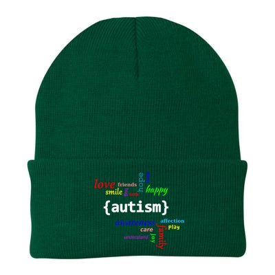 Autism Design Autism Awareness Design Knit Cap Winter Beanie