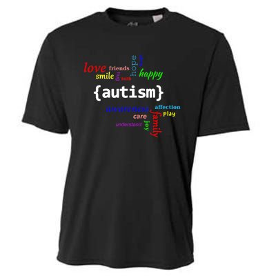 Autism Design Autism Awareness Design Cooling Performance Crew T-Shirt