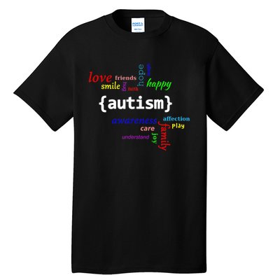 Autism Design Autism Awareness Design Tall T-Shirt