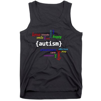 Autism Design Autism Awareness Design Tank Top