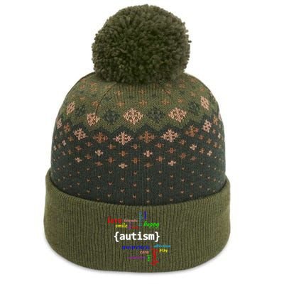 Autism Design Autism Awareness Design The Baniff Cuffed Pom Beanie