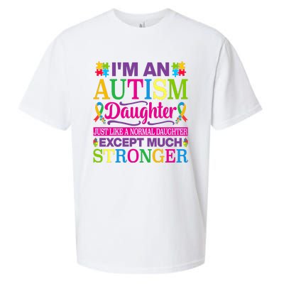 Autism Daughter Autism Awareness Motivational Autistic Daughter Positive Slogans Sueded Cloud Jersey T-Shirt