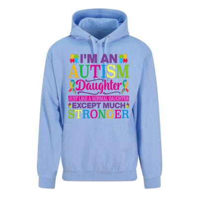 Autism Daughter Autism Awareness Motivational Autistic Daughter Positive Slogans Unisex Surf Hoodie