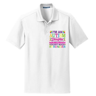 Autism Daughter Autism Awareness Motivational Autistic Daughter Positive Slogans Dry Zone Grid Polo