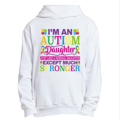 Autism Daughter Autism Awareness Motivational Autistic Daughter Positive Slogans Urban Pullover Hoodie