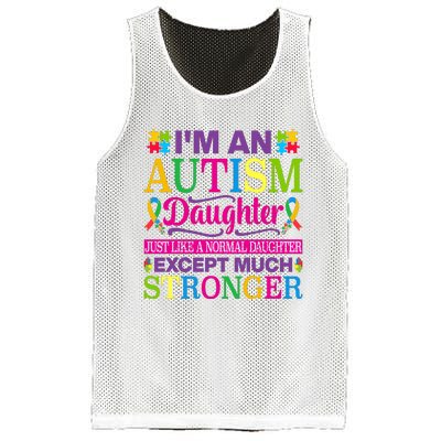 Autism Daughter Autism Awareness Motivational Autistic Daughter Positive Slogans Mesh Reversible Basketball Jersey Tank