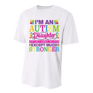 Autism Daughter Autism Awareness Motivational Autistic Daughter Positive Slogans Performance Sprint T-Shirt