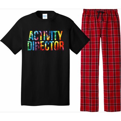 Activity Director Appreciation Day Tie Dye Women For Work Pajama Set