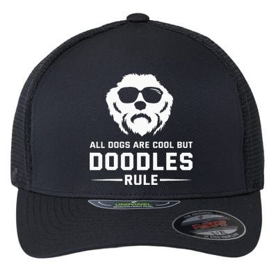 All Dogs Are Cool But Doodles Rule Goldendoodle Labradoodle Flexfit Unipanel Trucker Cap
