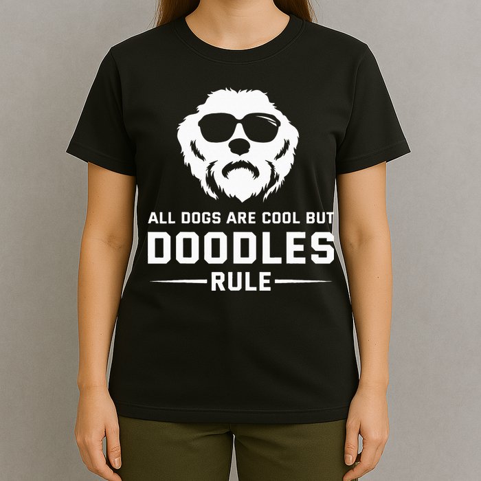 All Dogs Are Cool But Doodles Rule Goldendoodle Labradoodle T-Shirt