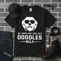 All Dogs Are Cool But Doodles Rule Goldendoodle Labradoodle Tall T-Shirt