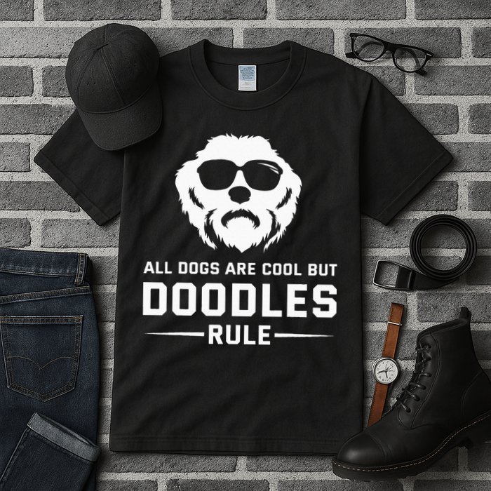 All Dogs Are Cool But Doodles Rule Goldendoodle Labradoodle Tall T-Shirt
