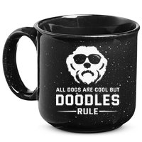All Dogs Are Cool But Doodles Rule Goldendoodle Labradoodle 15oz Campfire Ceramic Mug