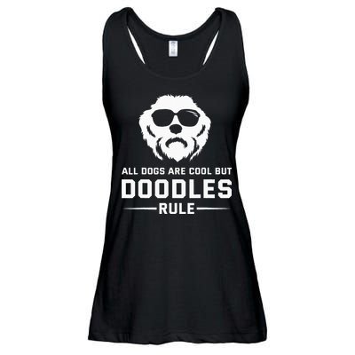 All Dogs Are Cool But Doodles Rule Goldendoodle Labradoodle Ladies Essential Flowy Tank