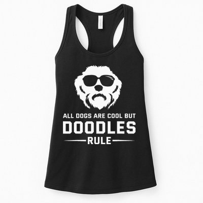 All Dogs Are Cool But Doodles Rule Goldendoodle Labradoodle Womens Tank Top
