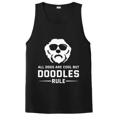 All Dogs Are Cool But Doodles Rule Goldendoodle Labradoodle PosiCharge Competitor Tank