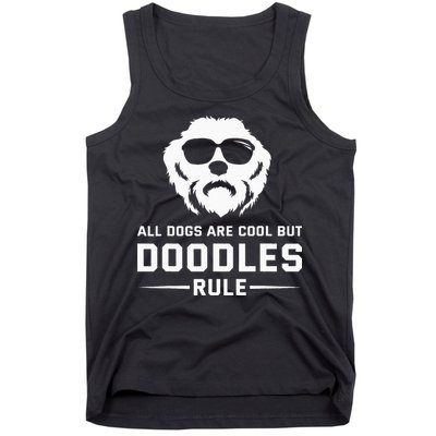 All Dogs Are Cool But Doodles Rule Goldendoodle Labradoodle Tank Top