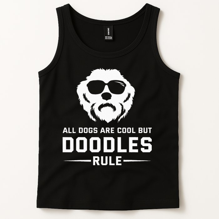 All Dogs Are Cool But Doodles Rule Goldendoodle Labradoodle Tank Top