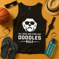 All Dogs Are Cool But Doodles Rule Goldendoodle Labradoodle Tank Top