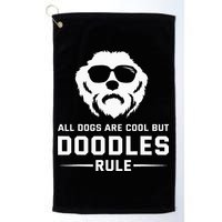 All Dogs Are Cool But Doodles Rule Goldendoodle Labradoodle Golf Towel